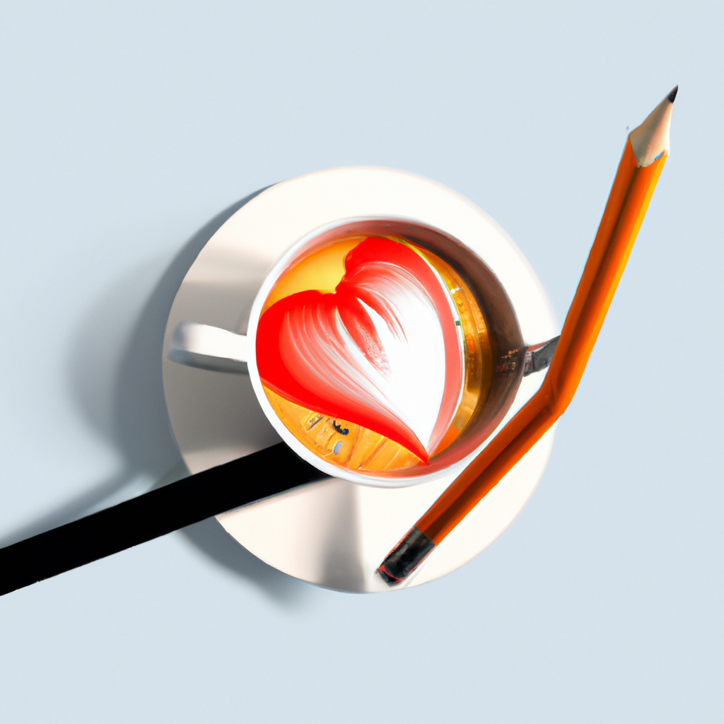 生成画像: レタッチャー 空、精密なレタッチ、プリント管理、クリーンなデスクとグラデーション背景